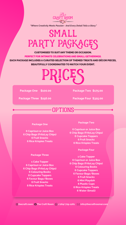 Small Party Packages